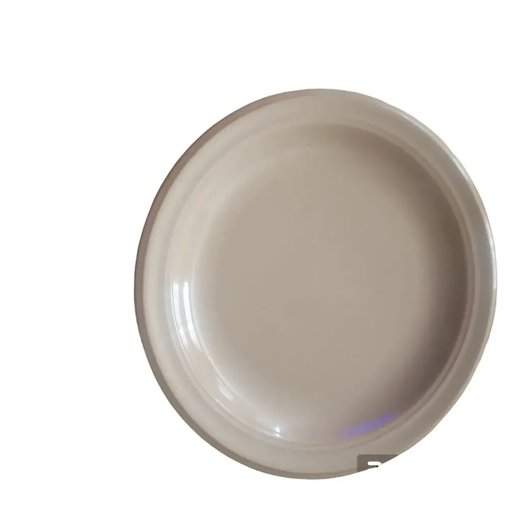 Vintage Sirocco Khaki Dansk 9 inch Salad Plates Tan Replacement Set of 2‎